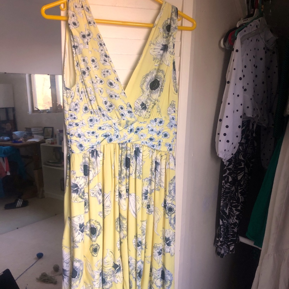 Sunflower yellow Zara dress!!